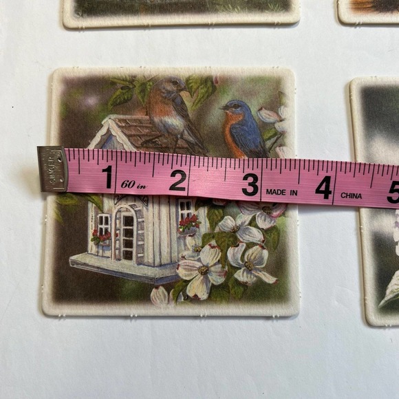 Vintage Coasters 1950's 2 Sets Aloha Hawaii and Birds Paper‎ and Wicker Sets - Picture 4 of 8